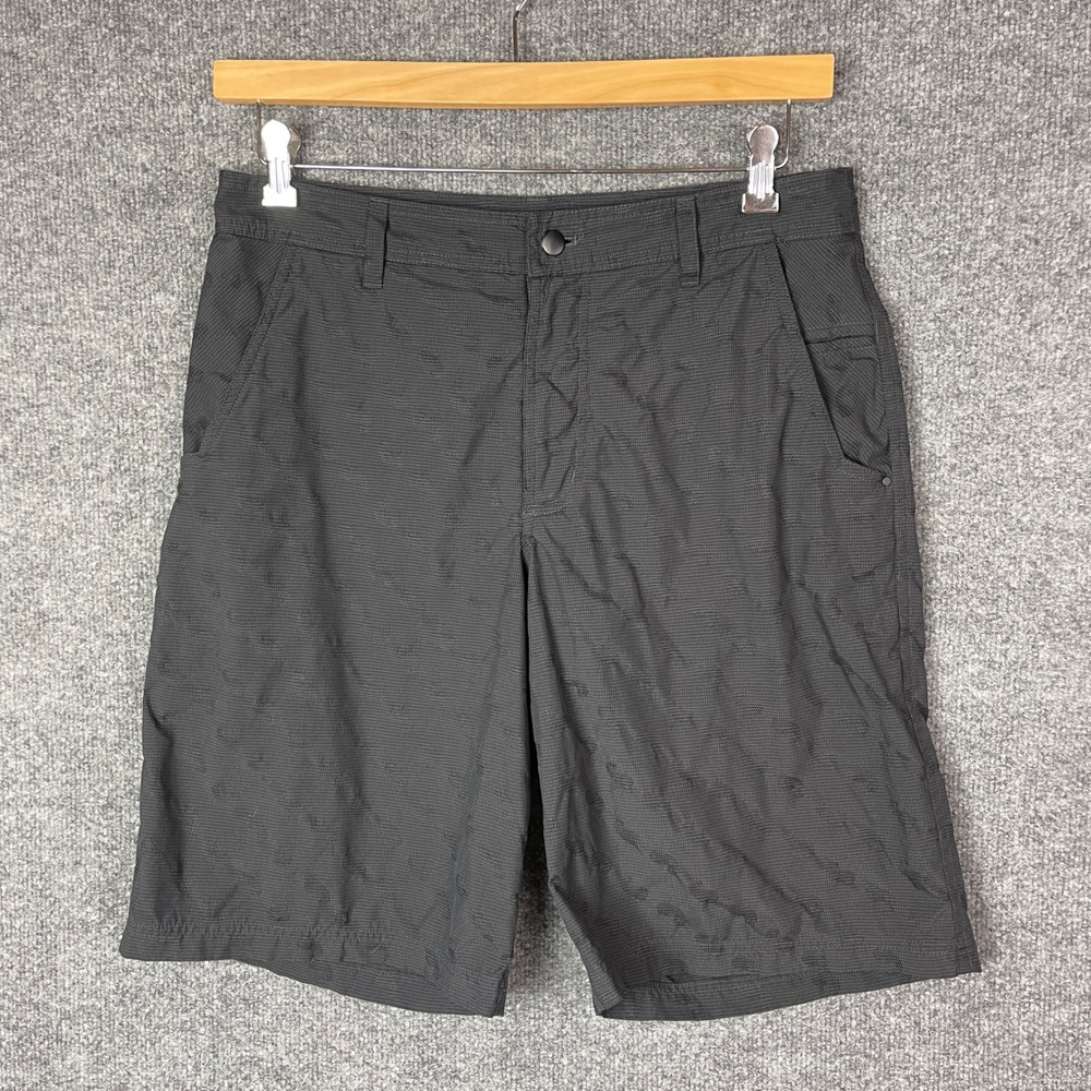 Lululemon Commission Shorts Mens 34 Paisley Textured Golf Shorts